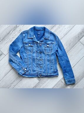 Gap Kids Classic Blue Denim Jacket - size large
